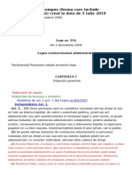 LEGE 554 - 2004 - Modificare 05 Iulie 2019 Contencios Administrativ