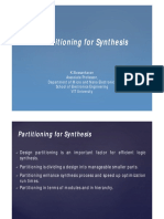 Reference Material I - Partitioning For Synthesis