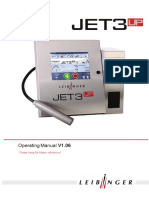 Leibinger JET3 UP Operating Manual - en