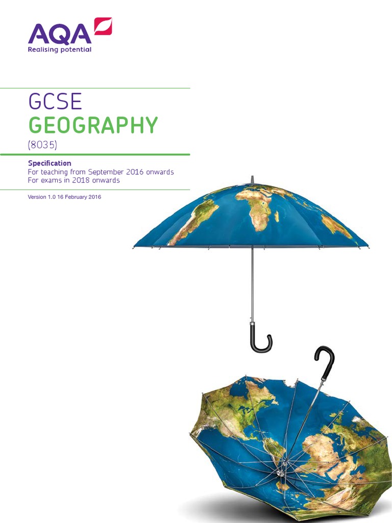 GCSE Geography Specification | PDF | Tropical Cyclones | River