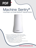 Machine Sentry: Long-Range, Low Energy Bluetooth Gateway Solution