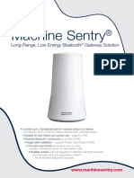 Machine Sentry: Long-Range, Low Energy Bluetooth Gateway Solution