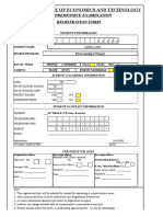 KIEAS Comprehensive Exam Registration Form