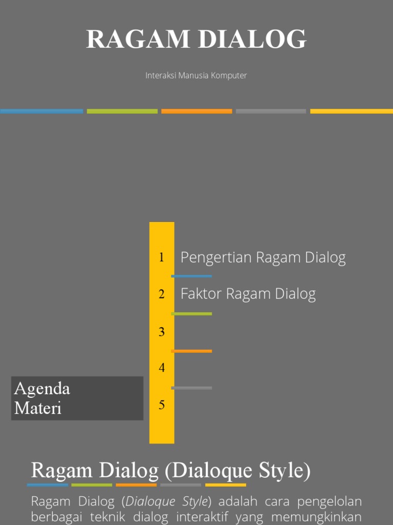 Ragam Dialog | PDF | Komputer