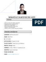 Sebastian Martinez de León: Profile