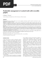 Cracked Tooth Syndrome Assessment, Prognosis and Predictable Management ...