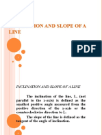 2 - inclination and slope of a line