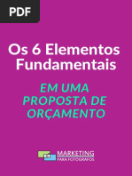 Ebook 6 itens que não podem faltar em uma proposta de orçamento