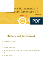 Minnesota Multiphasic P Ersonality Inventory II: (MMPI - 2)