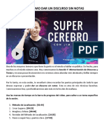 Dia 21 - Cómo Dar Un Discurso Sin Notas