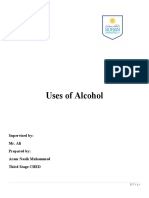 Uses of Alcohol: Soran University Faculty of Engineering