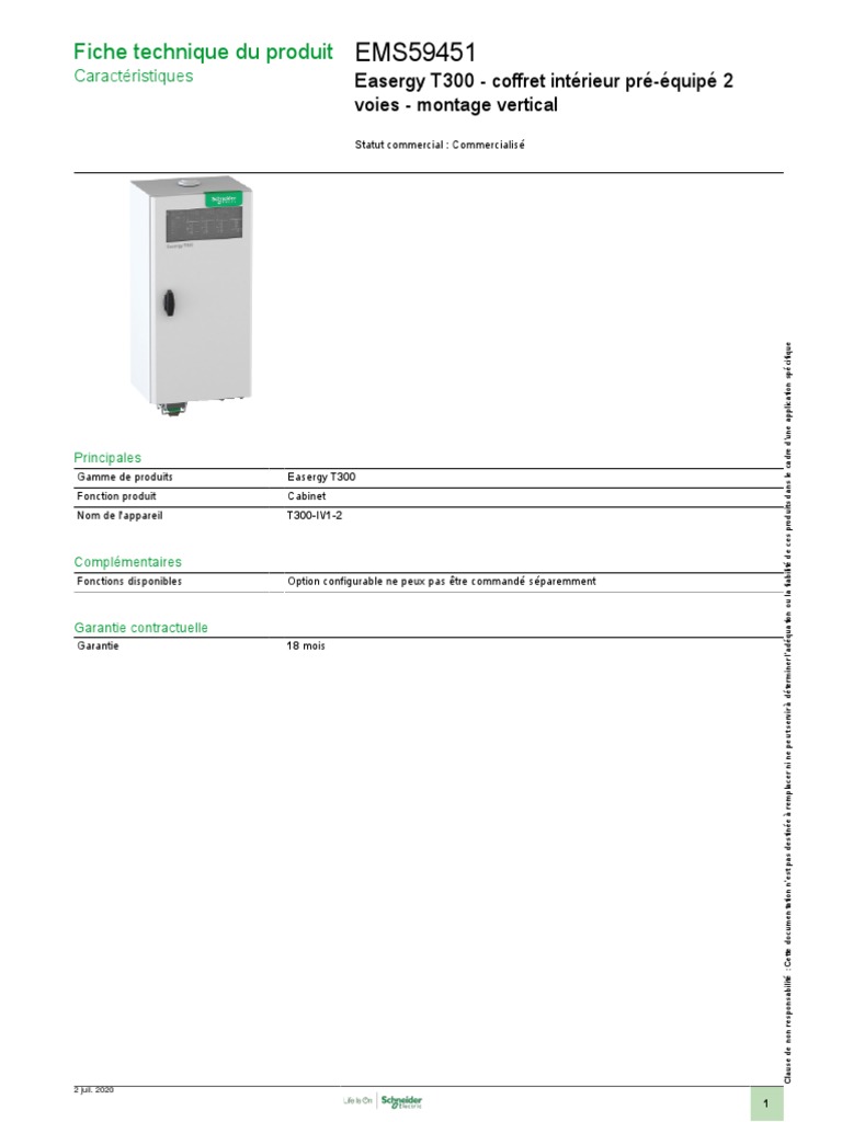 Easergy T300 - EMS59451 | PDF