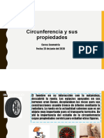 propiedades de la circunferencia