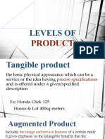 Levels of Product Classification