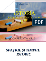 CONF.2_SPAŢIUL ŞI TIMPUL ISTORIC