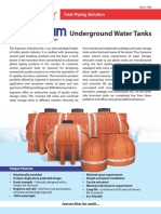 Underground Water Tanks: ... A Hygienic Way of Water Storage