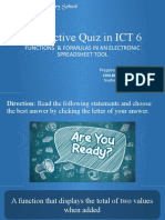 Interactive Quiz in ICT 6