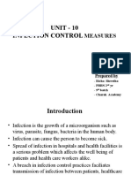 UNIT - 10 Infection Control: Measures