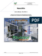 Nanowin: User'S Manual - Rel. Nw-1.1