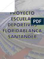 PROYECTO ESCUELAS DEPORTIVAS 2019 - FLORIDABLANCA SANTANDER