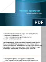 Promosi Kesehatan I