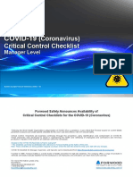 Coronavirus Checklist Manager English - v07