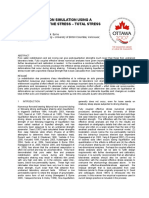 Flow Liquefaction Simulation Using A Combined Effective Stress - Total Stress Model