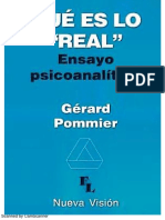 Gerard Pommier - Que Es Lo Real PDF