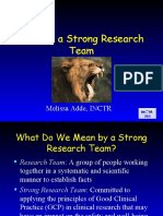 Building A Strong Research Team - Melissa Adde