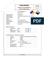 FT Acido Fosfórico GA 34 KG 2019 I