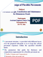 Inputs For Design of Flexible Pavements