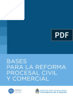 Bases Reforma Procesal Civil Comercial PDF