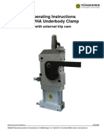 Operating Instruction Alpha Underbody Clamp With External Trip Cam