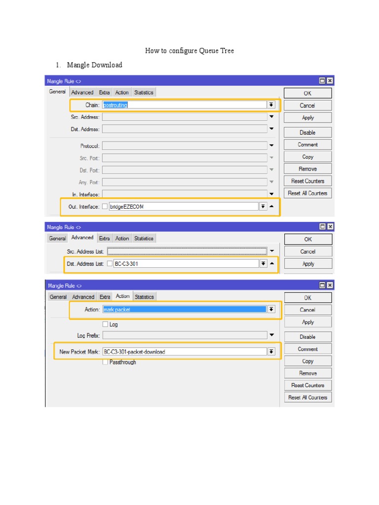 Configure Queue Tree for Bandwidth Management | PDF | Technology ...