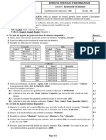 Bac Info Pratique 29-05-2019, Eco, 4 Sujets