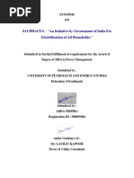 SAUBHAGYA - "An Initiative by Government of India For Electrification of All Households