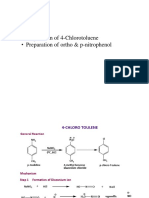 Peparation of Toluene o P Nitro Phenol