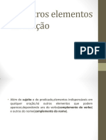 Os Outros Elementos Da Oração Aula 5 PDF