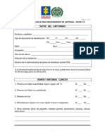 Ficha Epidemiologica PDF