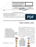 Daily English routine