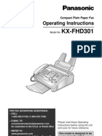 Panasonic KX-FHD301 Fax Machine