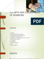 Growth and Development of Newborn