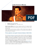 Agustín Gamarra, presidente del Perú en dos ocasiones (1829-1833 y 1839-1841