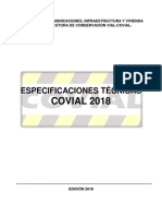 Especificaciones Tecnicas Covial 2018 2112017