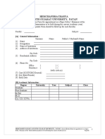 Hemchandracharya North Gujarat University, Patan: (A) General Information