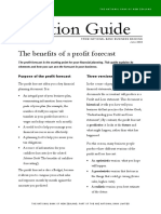 Solution Guide: The Benefits of A Profit Forecast