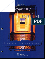 Juno Lighting Residential Recessed Downlighting Catalog 1995