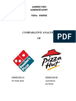 Pizza Hut and Dominos - A Comparative Analysis