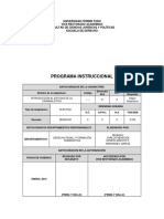 Programa Instruccional Electiva Introd. Estud. Criminalistica PDF