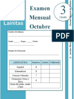 Examen Mensual 3° Octubre 2019.